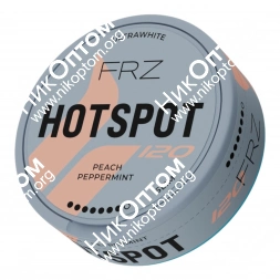 HOTSPOT - FRZ - PEACH PEPPERMINT - Персик, Перечная Мята (120mg)